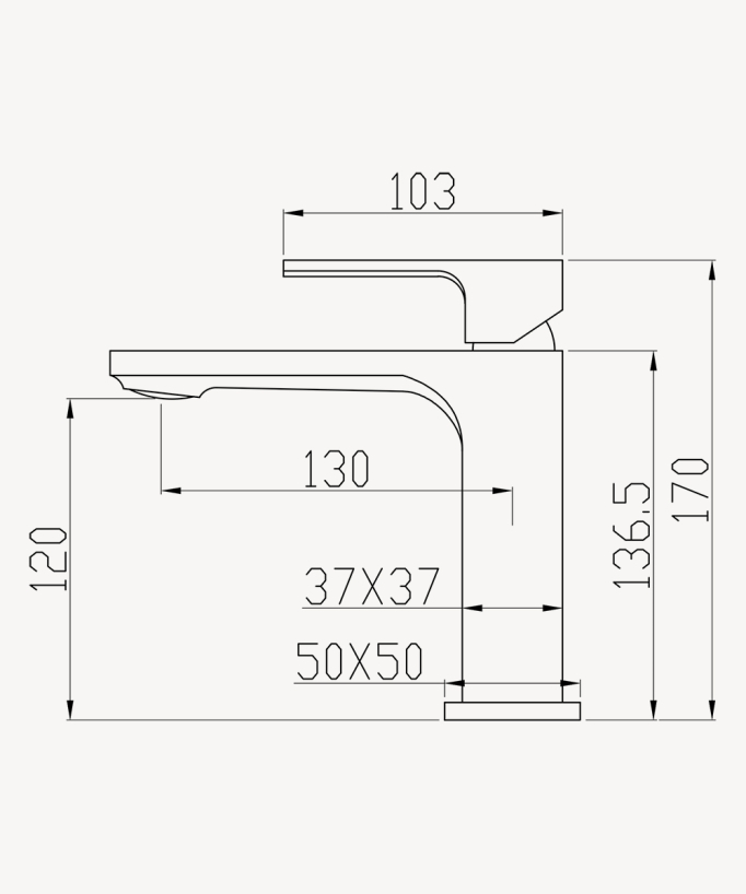 Miscelatore lavabo monocomando - Sirius