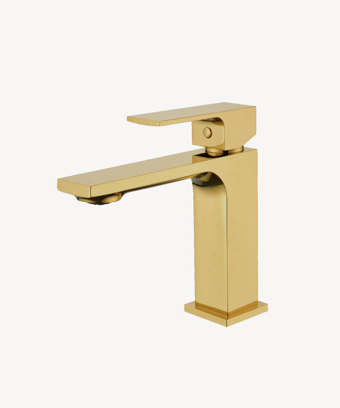 Rubinetto miscelatore lavabo dorato - Sirius - small