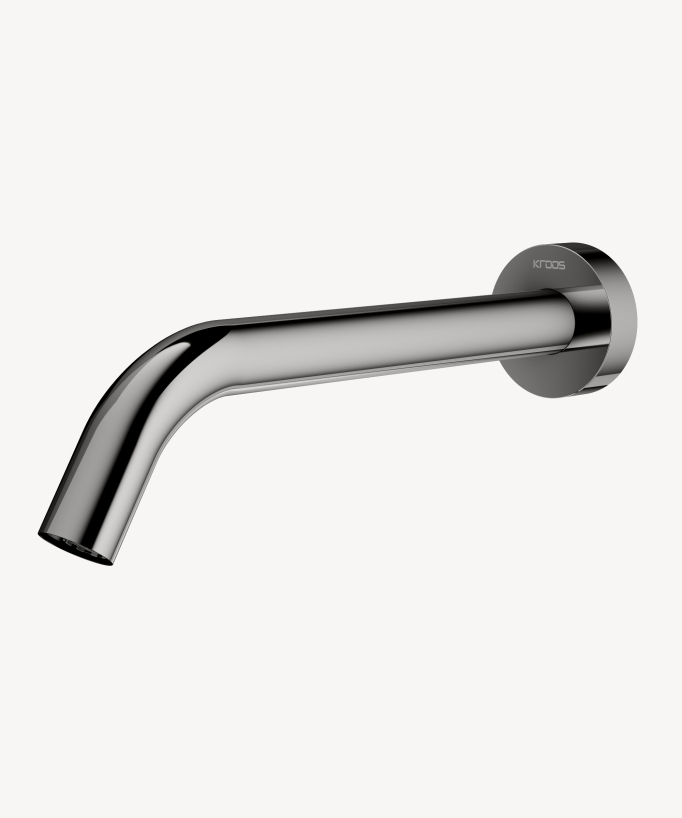 Rubinetto lavabo automatico a parete acqua fredda cromato - Pula