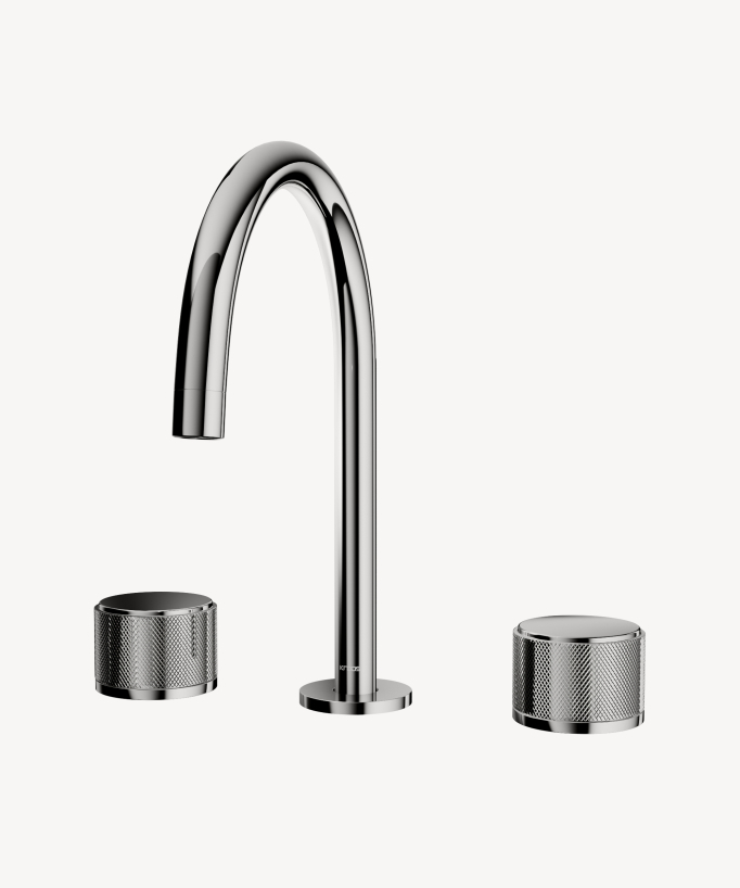 Rubinetto miscelatore lavabo da appoggio Cromo - Leros