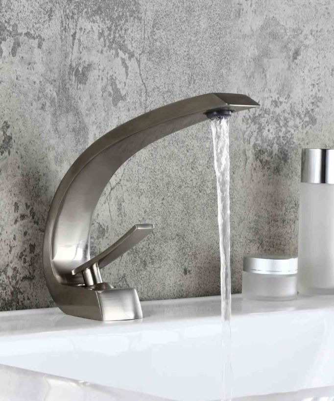 Miscelatore lavabo con bocca arrotondata - Skyros