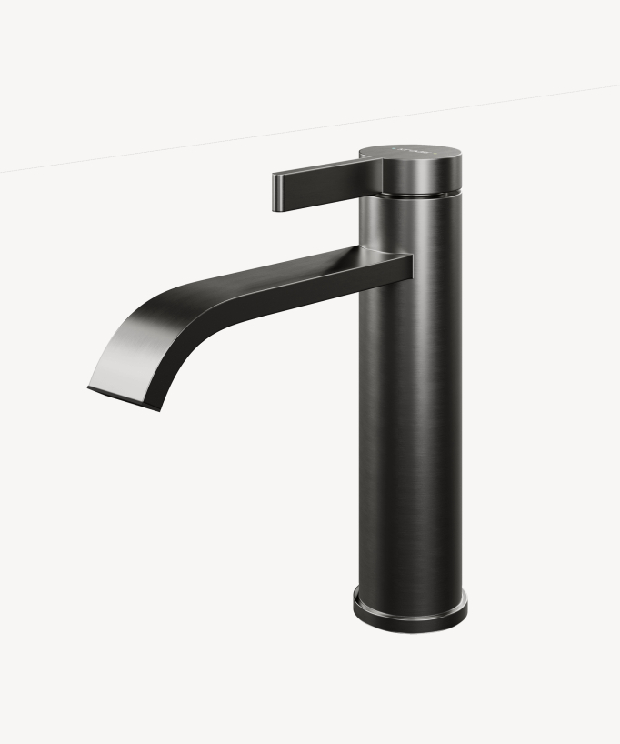 Miscelatore per lavabo Gun metal - Fiumina