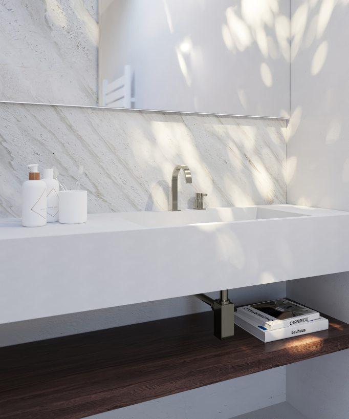 Miscelatore lavabo 2 fori - Fiumina