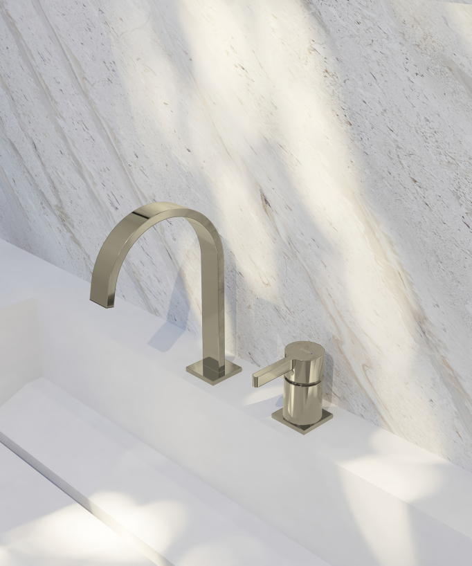 Miscelatore lavabo 2 fori - Fiumina