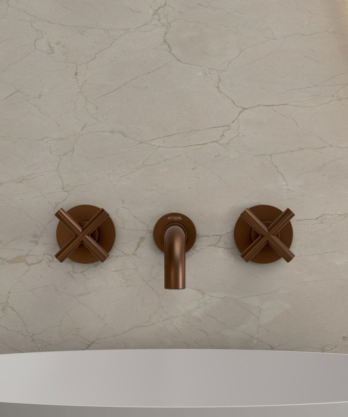 Rubinetto lavabo a parete - Corbeau