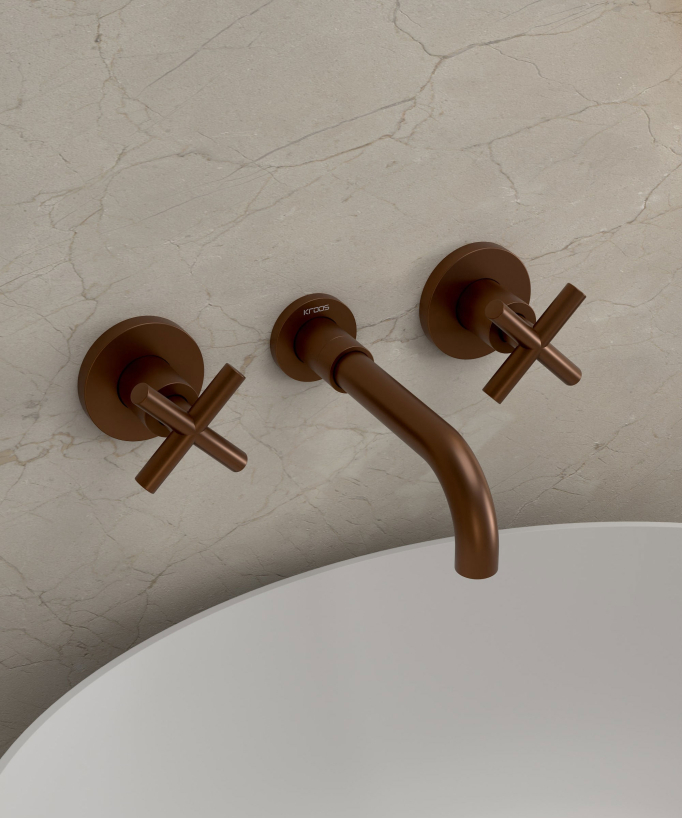 Rubinetto lavabo a parete - Corbeau