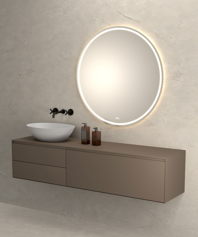 Rubinetto lavabo a parete nero - Corbeau