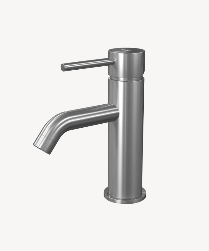 Rubinetto miscelatore nichel spazzolato - Corbeau - small