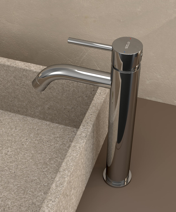 Miscelatore lavabo cromato - Corbeau