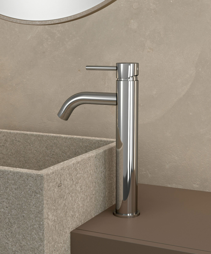 Miscelatore lavabo cromato - Corbeau