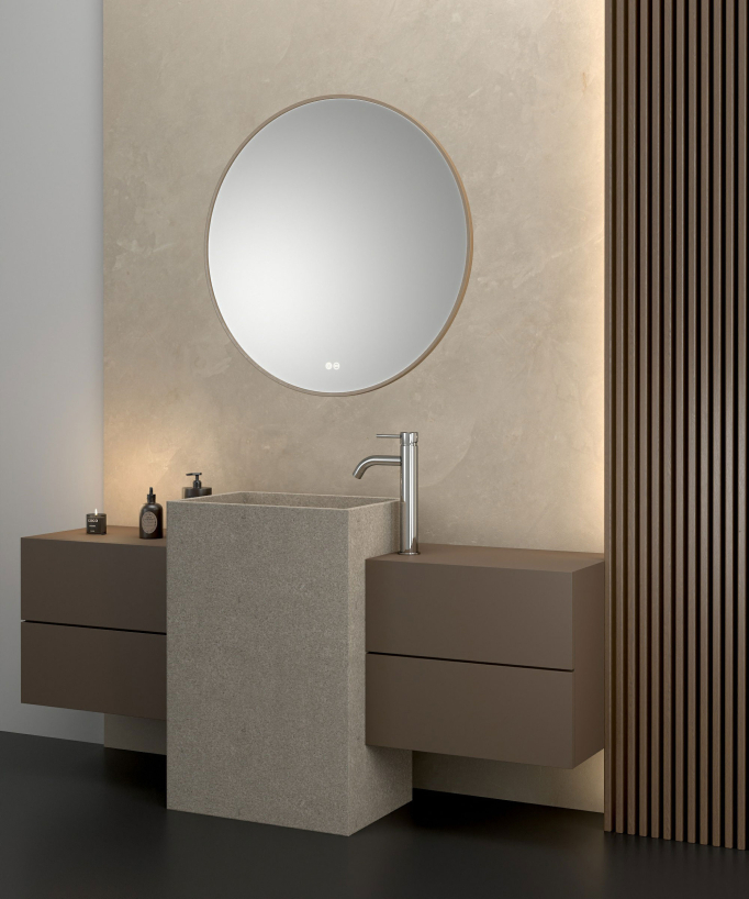 Miscelatore lavabo cromato - Corbeau