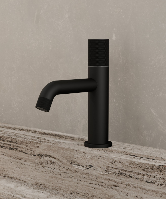 Miscelatore lavabo design senza limitatore di portata - Leros