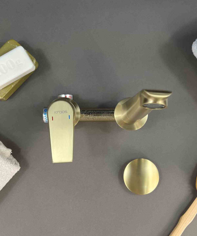 Miscelatore lavabo a parete - Ptolémée