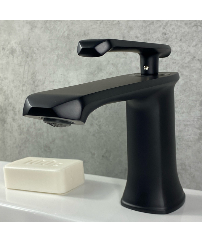 Rubinetto miscelatore lavabo nero - Mensae