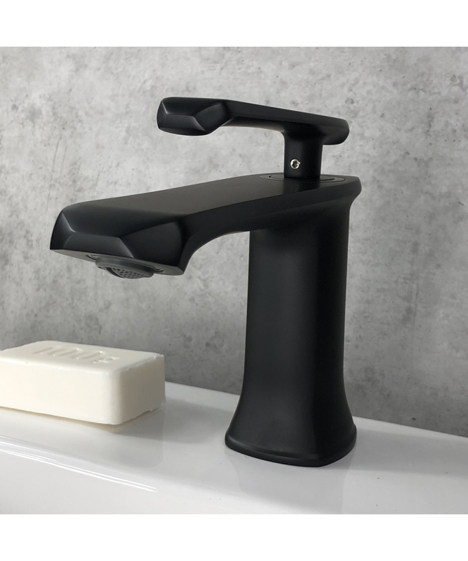 Rubinetto miscelatore lavabo nero - Mensae