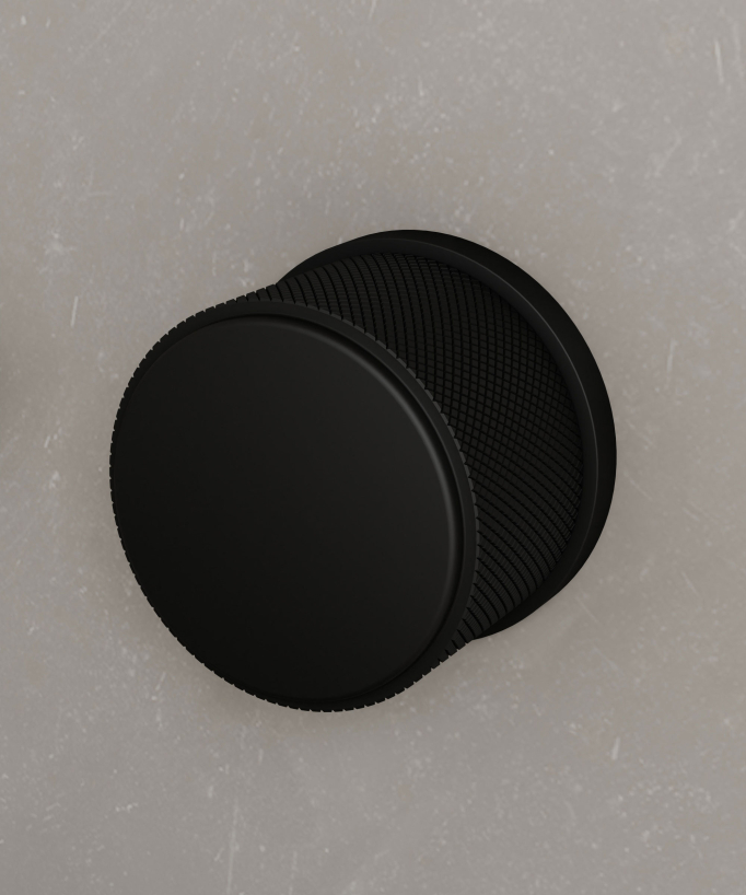Rubinetto lavabo a parete nero - Leros
