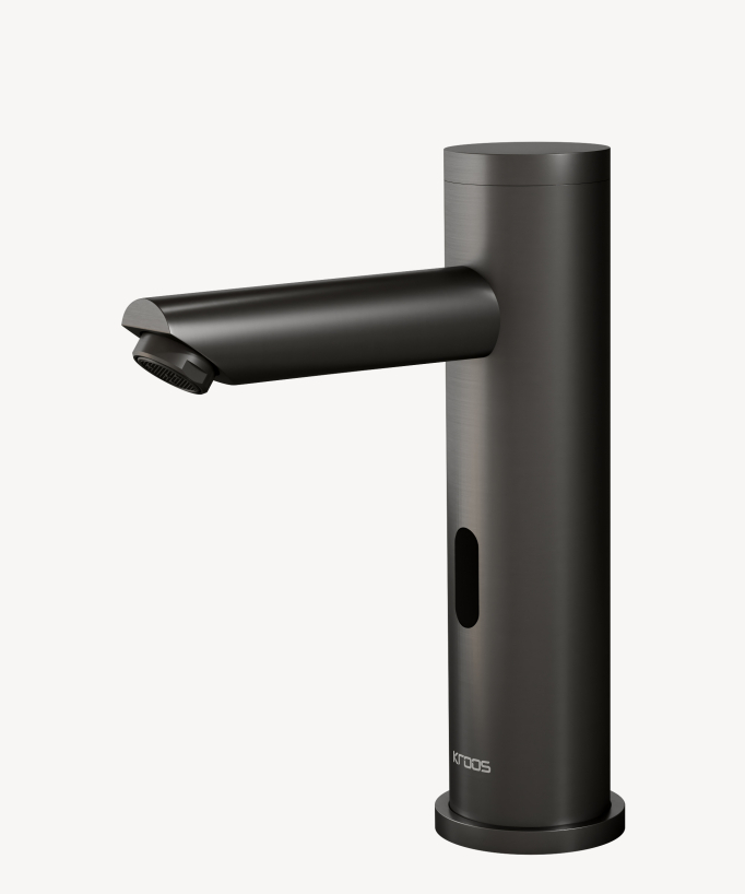 Rubinetto automatico moderno per lavabo, acqua fredda gunmetal – Corbeau