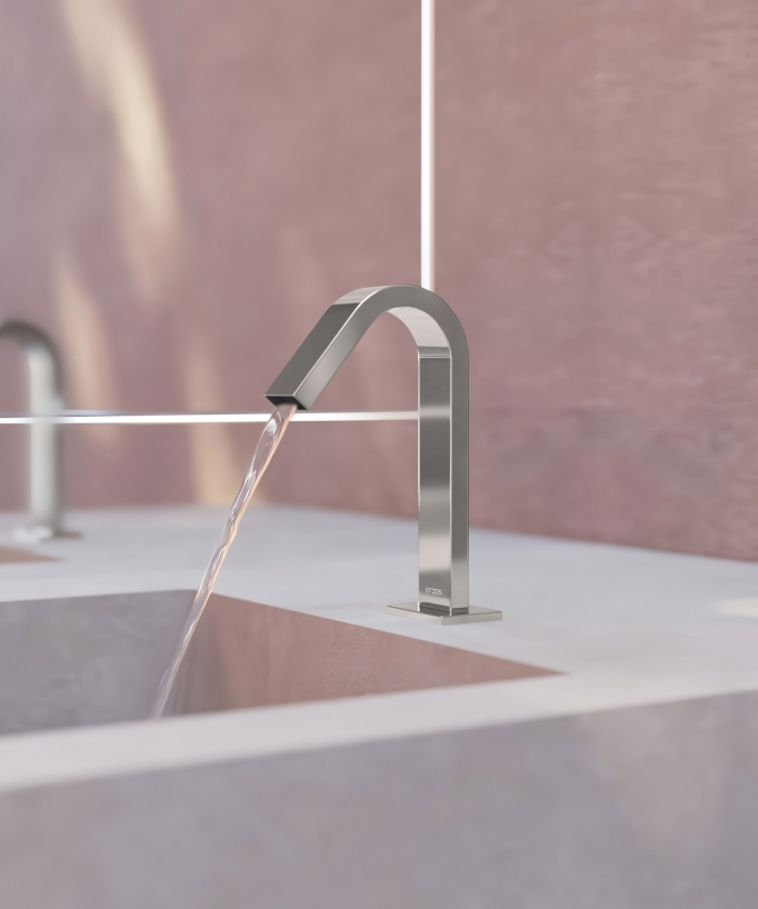 Rubinetto automatico per lavabo, acqua fredda cromato – Fiumina