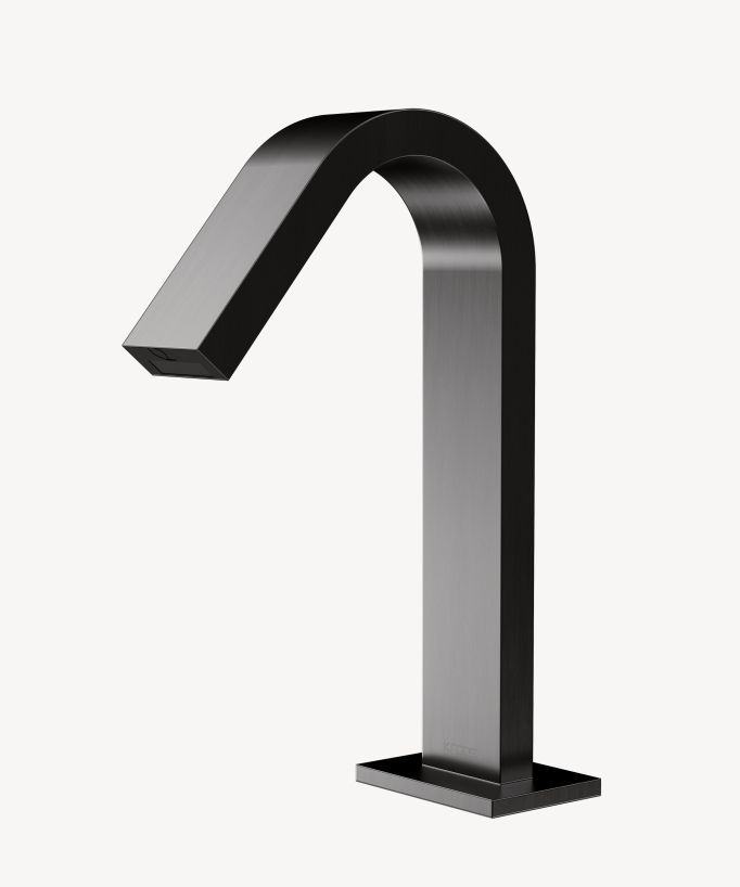 Rubinetto automatico per lavabo, acqua fredda gunmetal – Fiumina