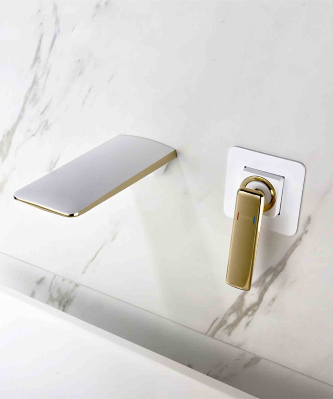 Miscelatore lavabo a parete - Brittia - small