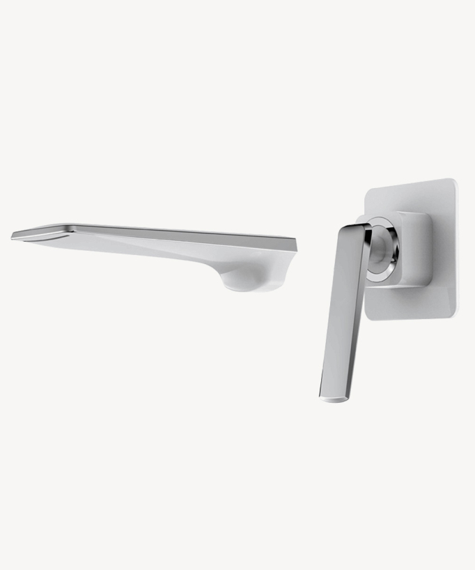 Miscelatore lavabo a parete - Brittia - small