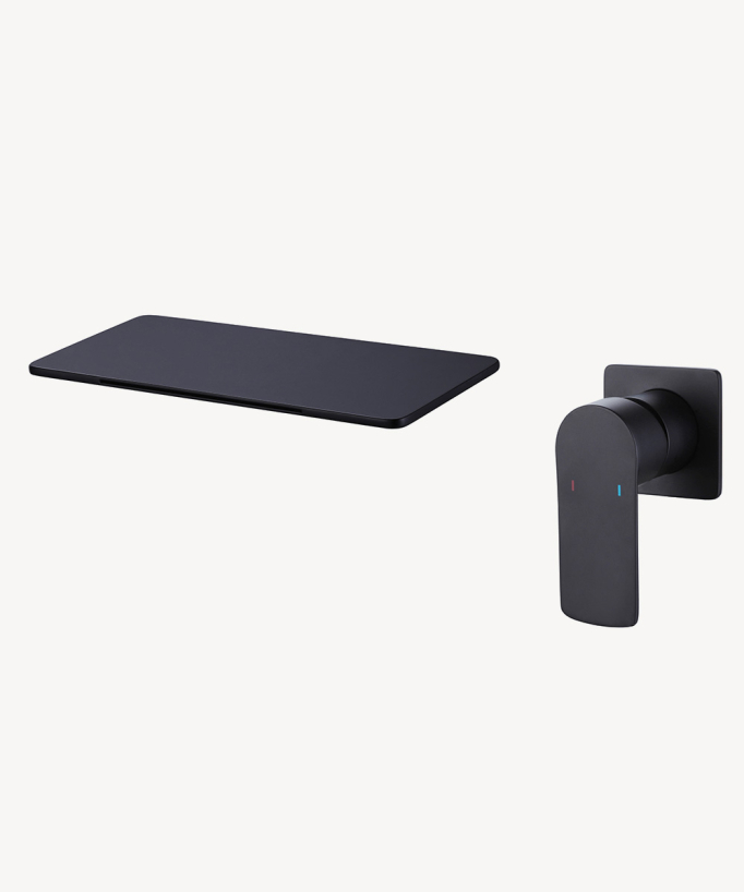 Miscelatore lavabo a parete design a cascata - small