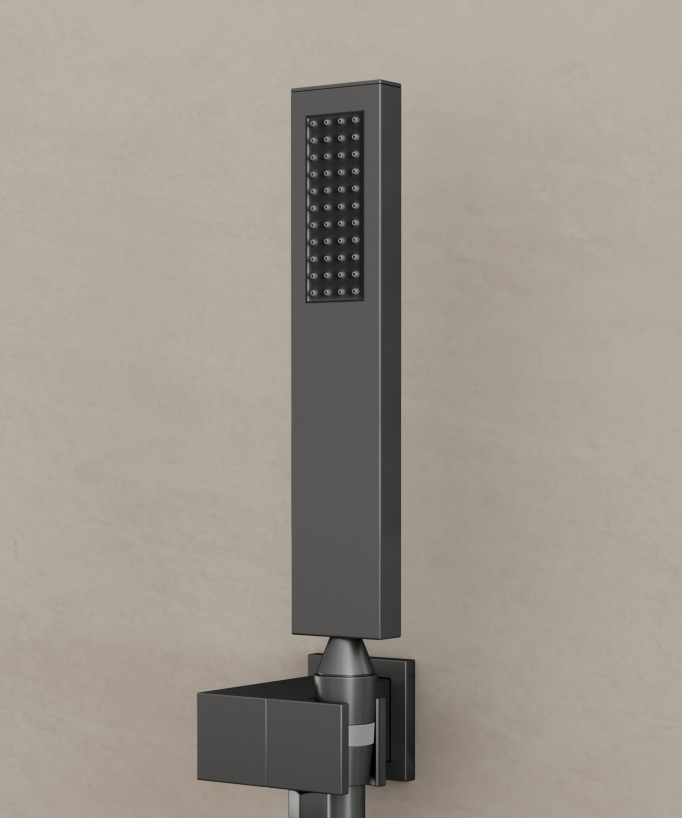 Miscelatore per vasca da incasso Gunmetal - Thilia