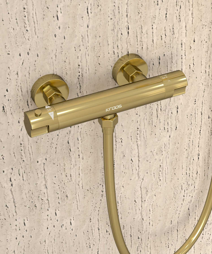 Miscelatore termostatico per doccia Gold - Corbeau