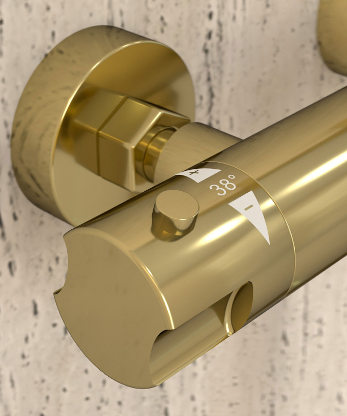 Miscelatore termostatico per doccia Gold - Corbeau