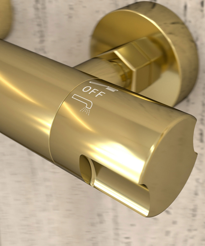 Miscelatore termostatico per doccia Gold - Corbeau