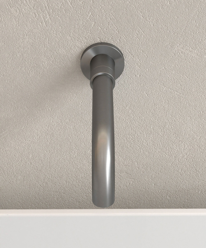 Miscelatore vasca da incasso termostatico gunmetal - Corbeau