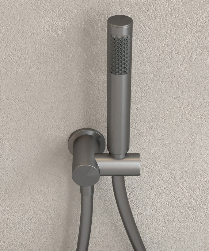 Miscelatore vasca da incasso termostatico gunmetal - Corbeau