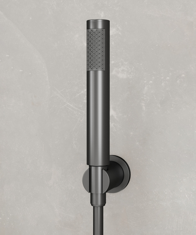 Miscelatore doccia a parete gun metal – Nunki