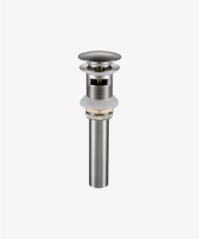 Piletta lavabo Nickel spazzolato - Con troppo pieno
