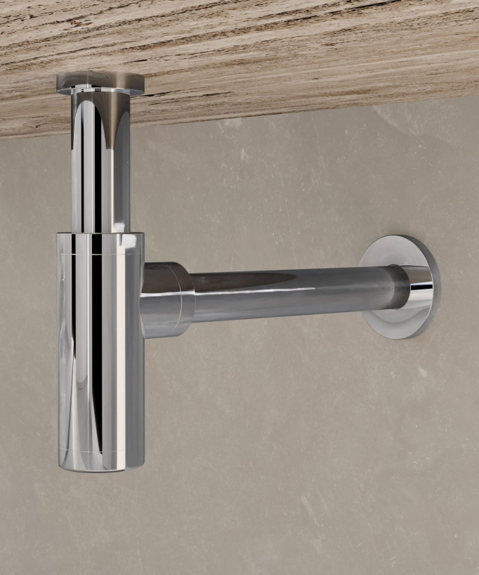 Sifone lavabo - Cromato - small