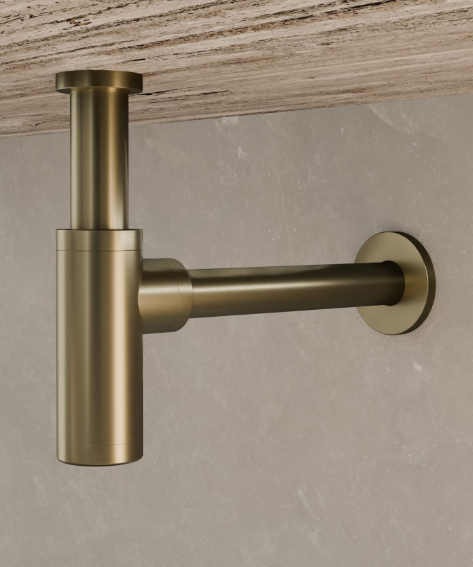 Sifone lavabo - Oro spazzolato - small
