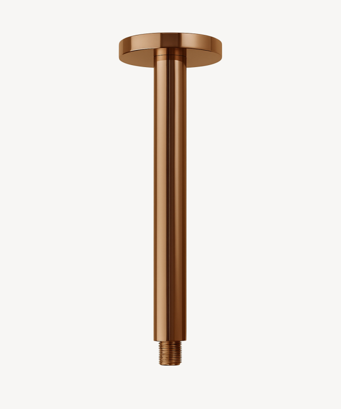 Braccio doccia a soffitto Oro rosa - Corbeau