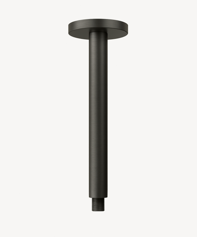 Braccio doccia a soffitto Gun metal - Corbeau