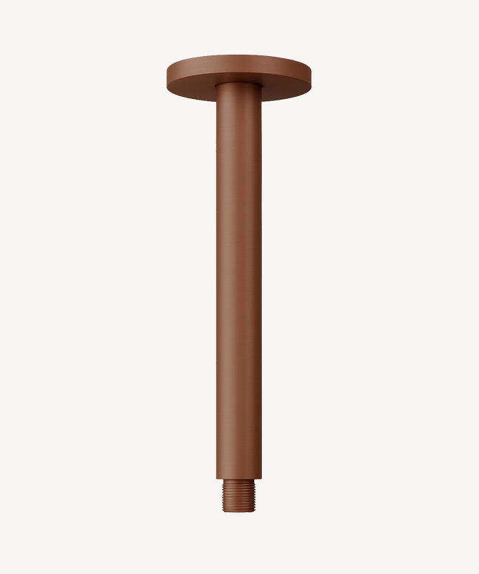 Braccio doccia a soffitto Oro rosa spazzolato - Corbeau