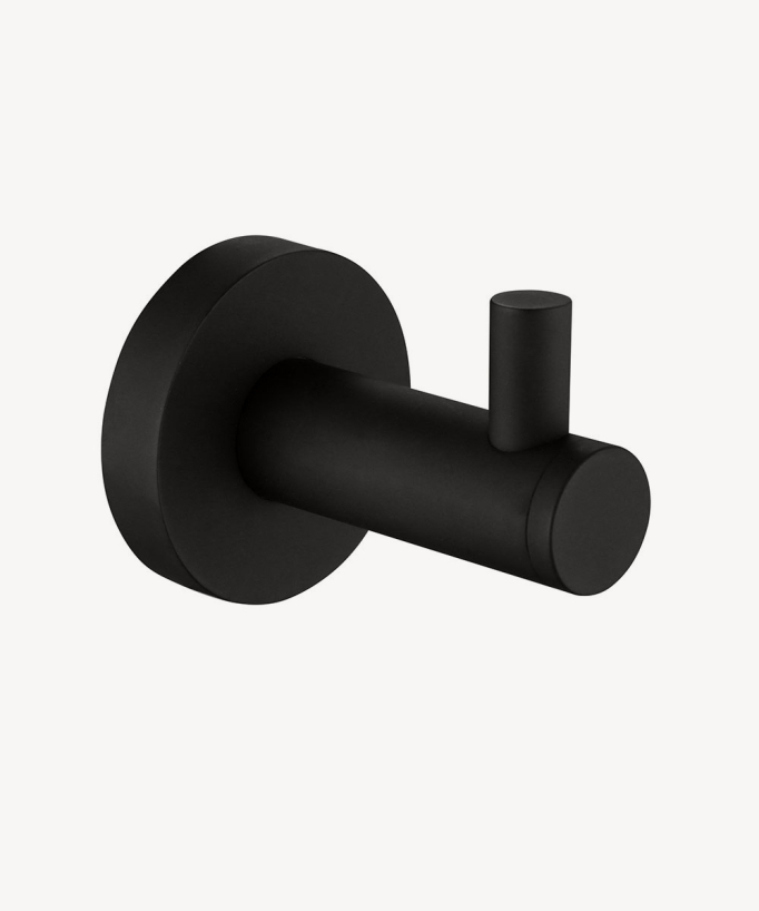 Gancio appendino rotondo Nero - Tokio