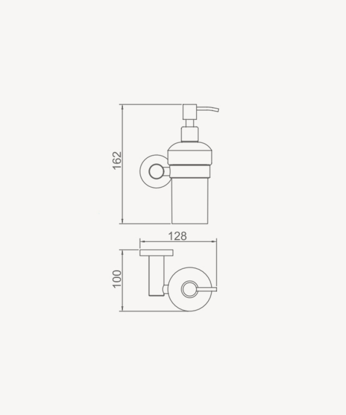 Dispenser sapone Nero - Tokio