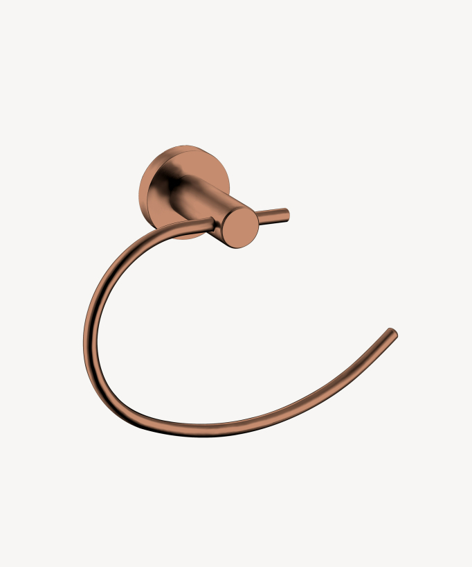 Anello portasciugamani a muro Oro rosa - Corbeau