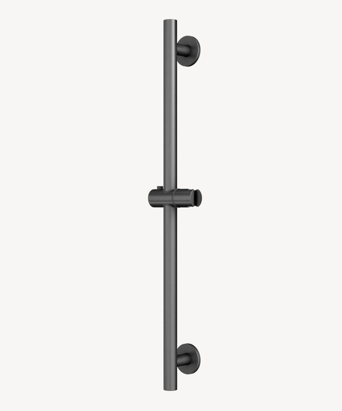 Barra doccia tonda Gunmetal - Corbeau