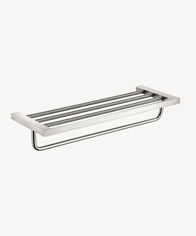 Rack porta asciugamani da parete Cromato - Osaka