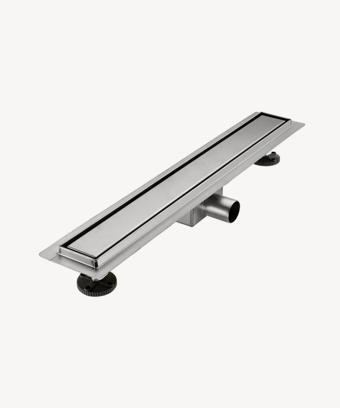 Canale doccia in acciaio inox Cromato - 700 mm