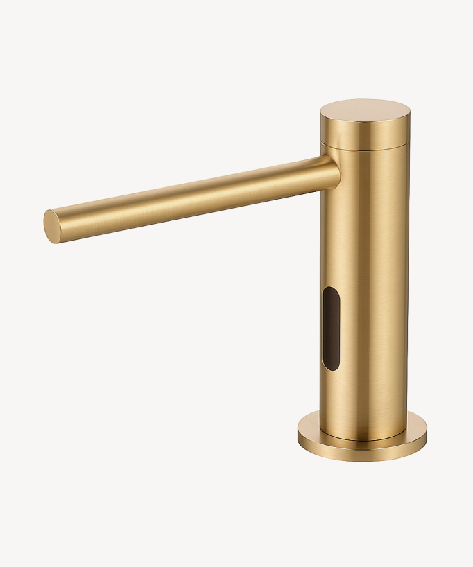 Dispenser automatico di sapone oro spazzolato – Corbeau