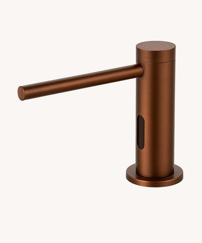 Dispenser automatico di sapone oro rosa spazzolato – Corbeau