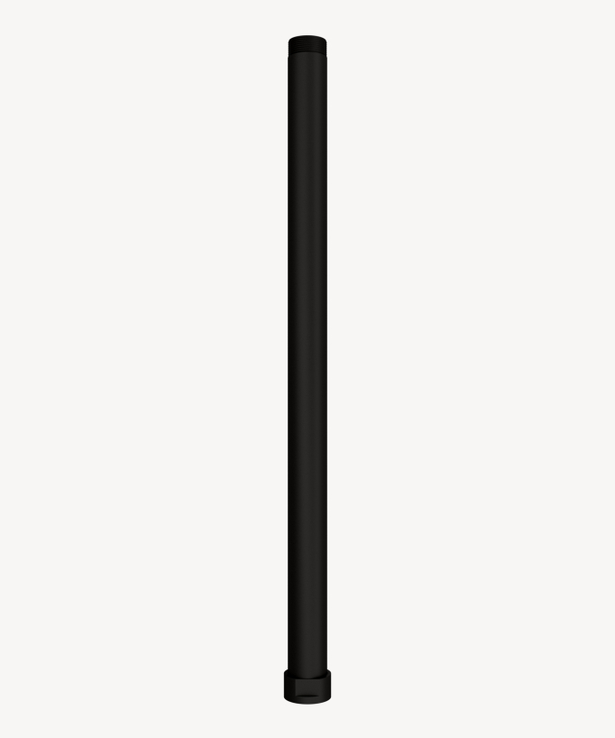 Prolunga colonna doccia 35 cm Nera