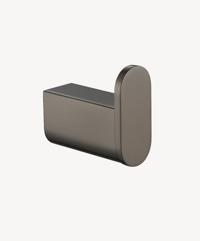Gancio appendiabiti singolo gun metal - Fiumina
