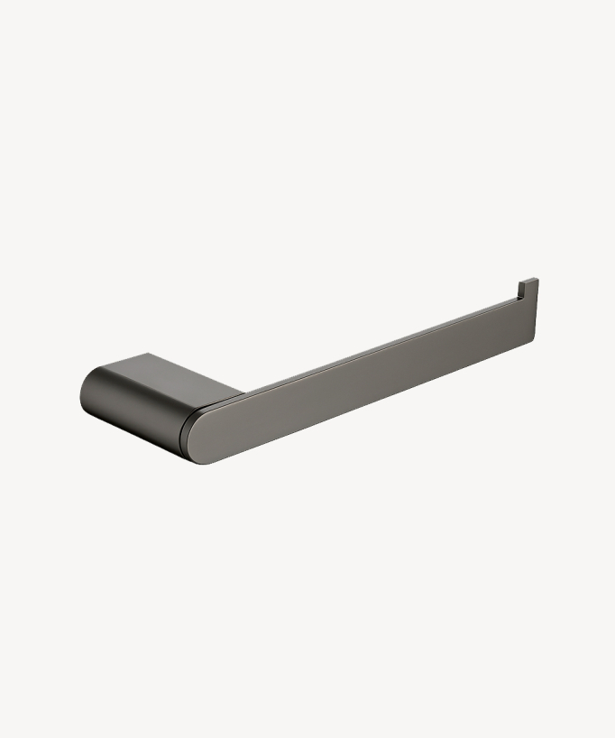 Porta salviette da parete bagno Gun metal - Fiumina